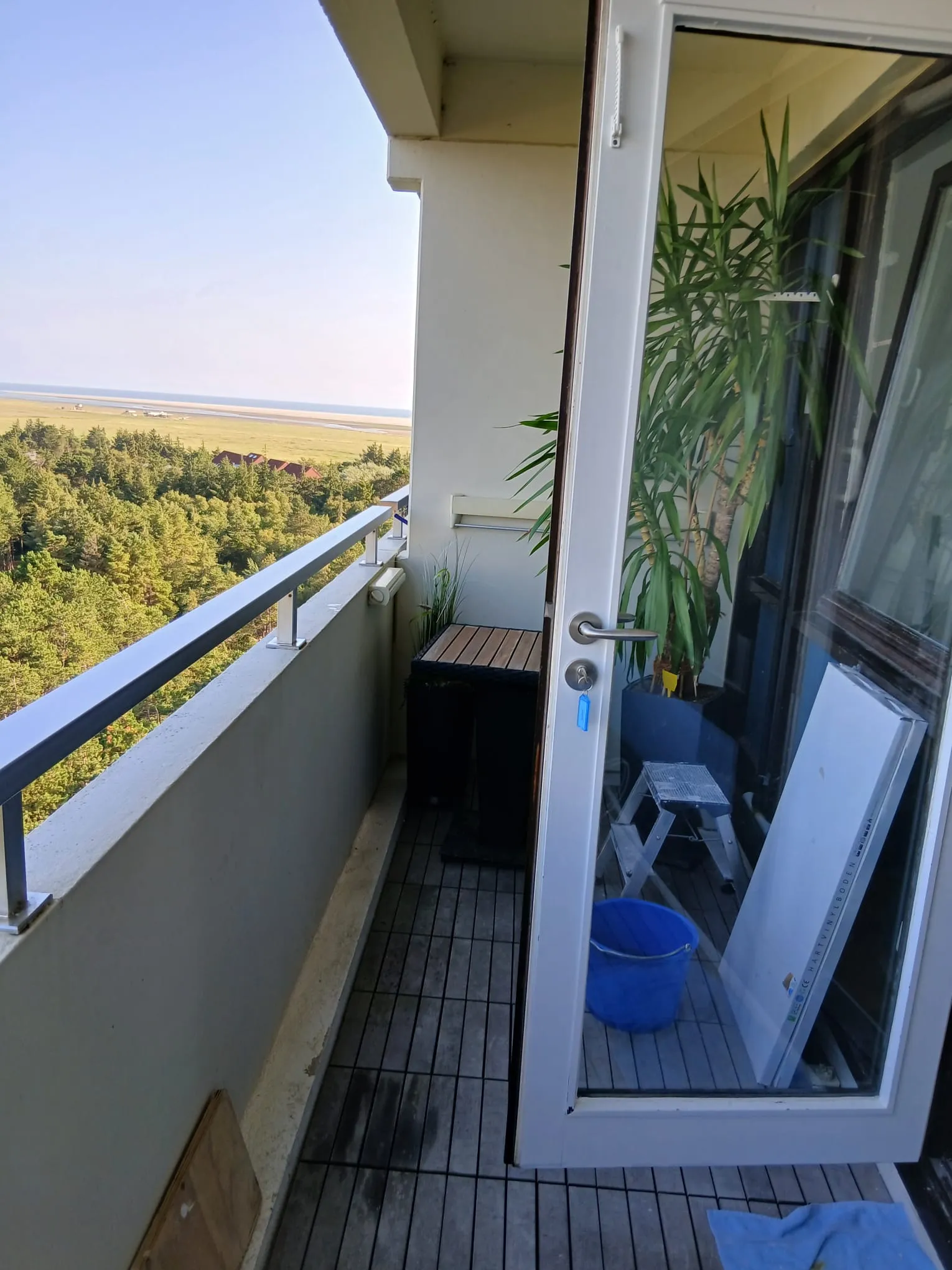 Ausblick vom Balkon