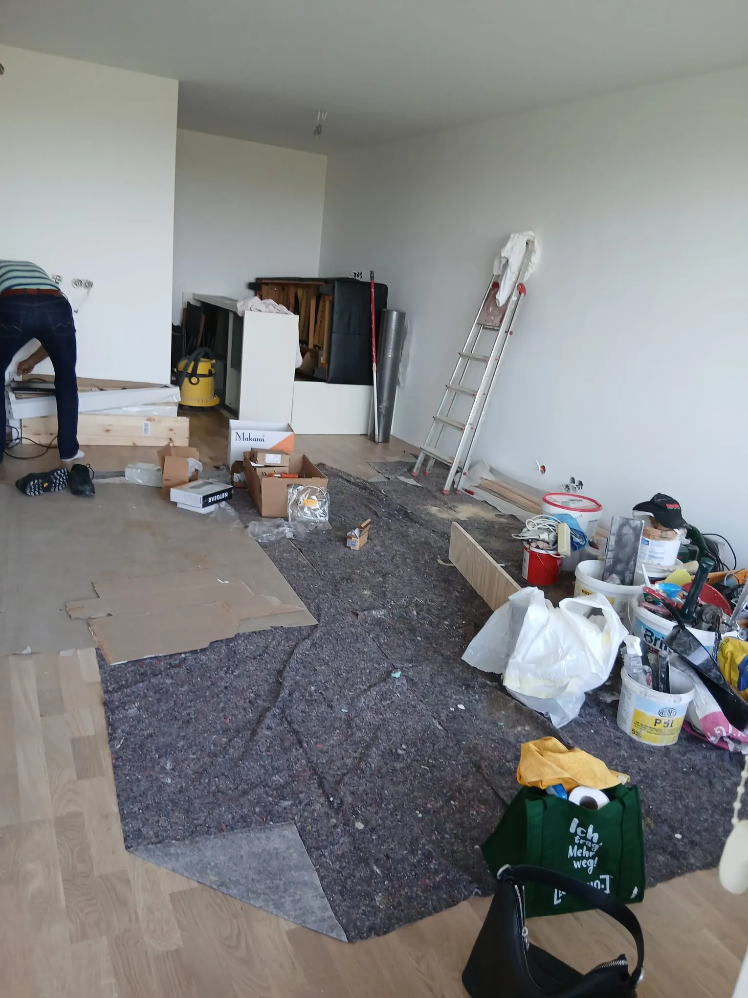 Rohbau Wohnzimmer